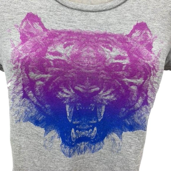 Reebok Athletic T-shirt Ombre Tiger Graphic XL - Picture 2 of 7